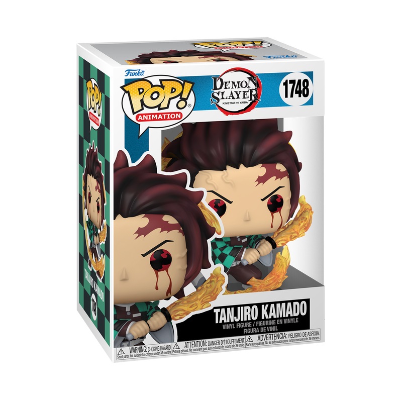 Funko Pop! Animation 1748 - Tanjiro Kamado (Sun Breathing) - Demon Slayer - Figura in Vinile da Collezione
