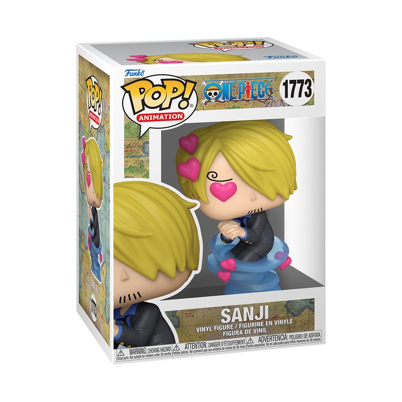 Funko Vinsmoke Sanji - One Piece - Figura in Vinile da Collezione 9 cm - Stile Caricaturale