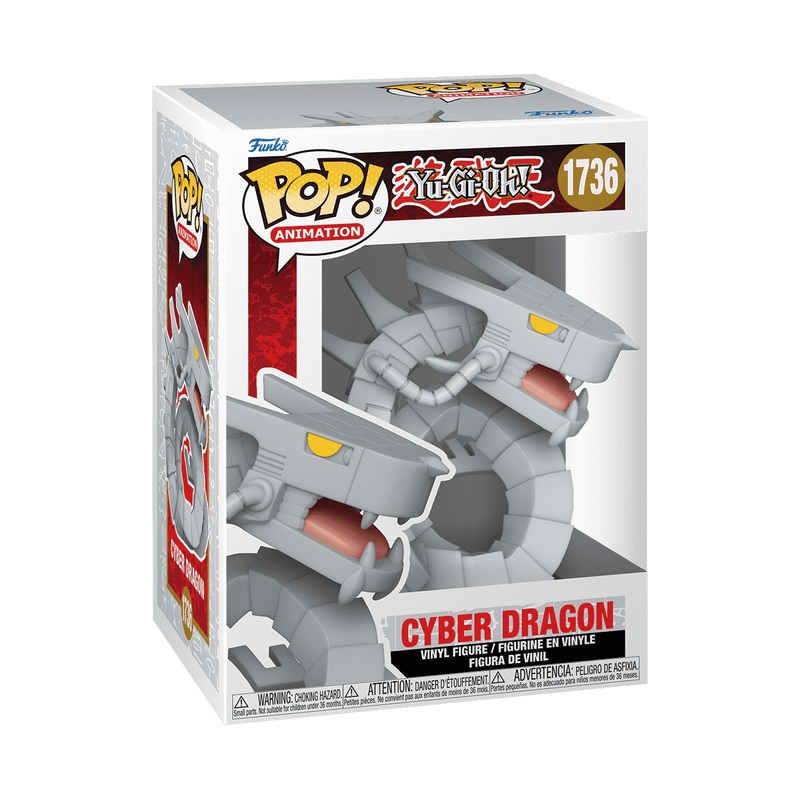 Funko POP! Animation: YGO - Cyber Dragon - Yu-Gi-Oh! - Figura in Vinile da Collezione - Altezza 9,5 cm - Merchandising Ufficiale