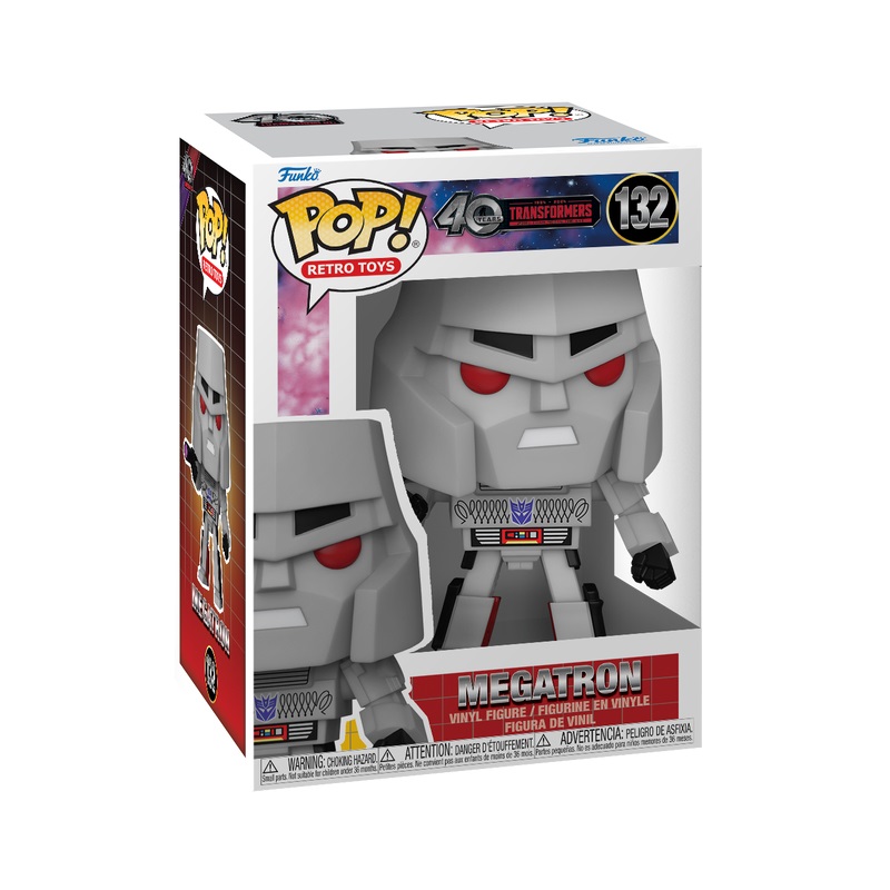 Funko Pop! Retro Toys - Transformers G1 Megatron - Figura in Vinile da Collezione - Giocattolo per Bambini e Adulti
