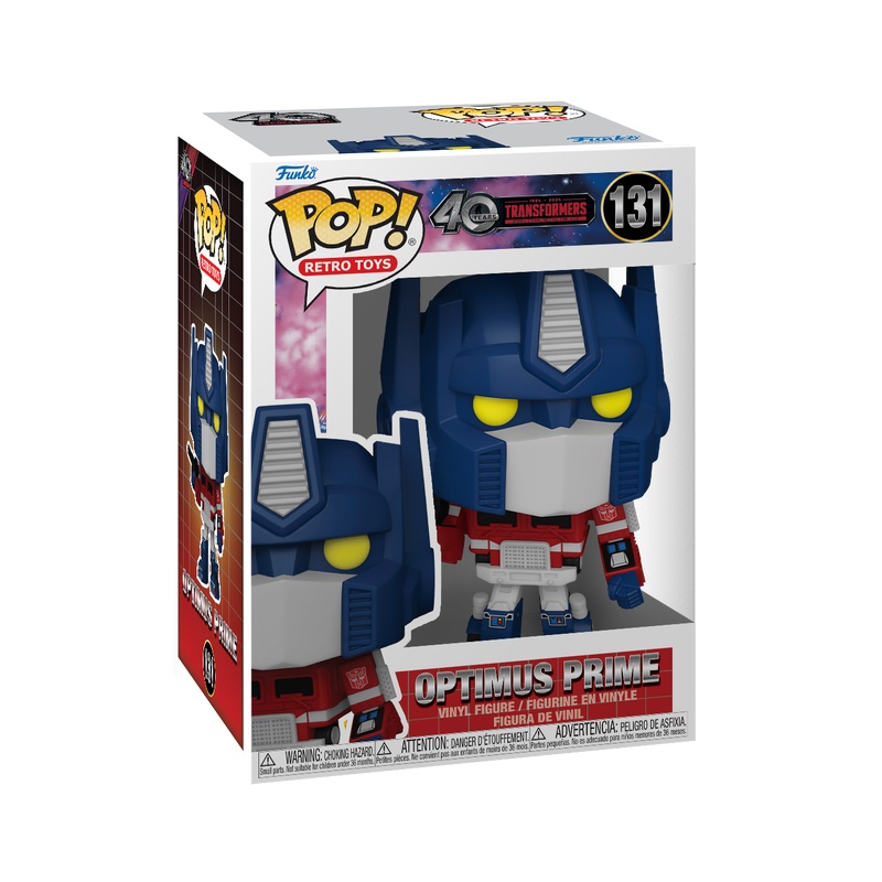 Funko Pop! Retro Toys - Transformers: Optimus Prime (Vinyl Figure 131) - 40th Anniversario