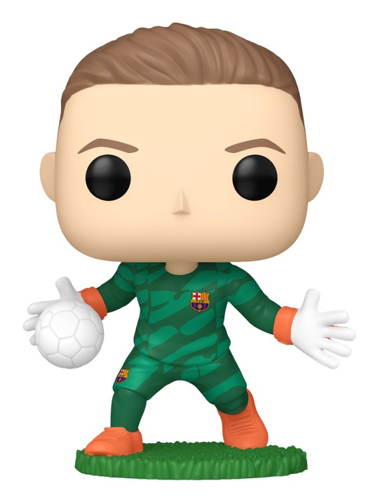 Funko POP! Football: Barcelona - Ter Stegen - Figura in Vinile da Collezione - Altezza 9,5 cm - Merchandising Ufficiale