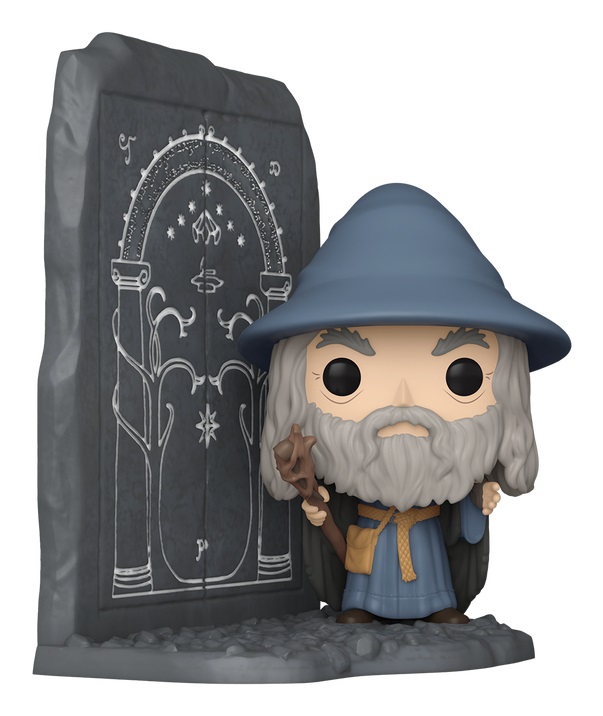 Funko POP! Deluxe - Gandalf at the Doors of Durin - Il Signore degli Anelli - Figura in vinile da collezione alta circa 9,5 cm - Merchandise ufficiale