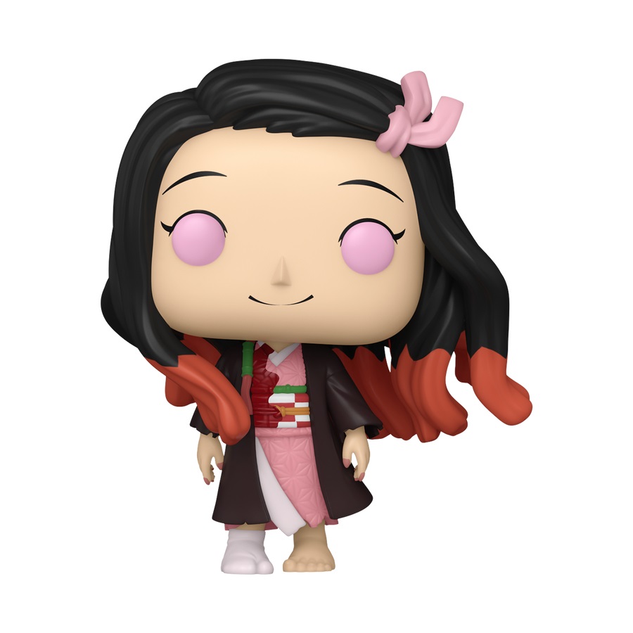 Funko Pop! Animation: Demon Slayer - Nezuko Kamado (Human) - Figura in Vinile da Collezione - Altezza 9 cm - Merchandising Ufficiale per Anime Fans