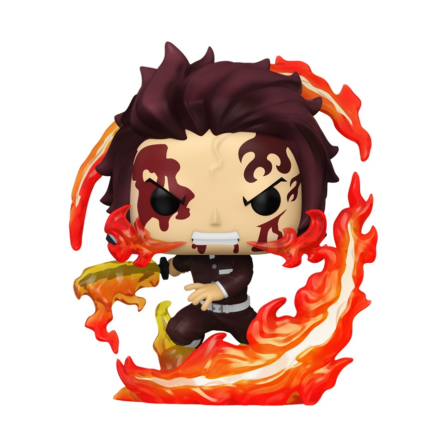 Funko Pop! Plus - Demon Slayer - Tanjiro Kamado (Dancing Flash) - Figura in Vinile da Collezione - 9 cm - Idea Regalo per Anime Fans