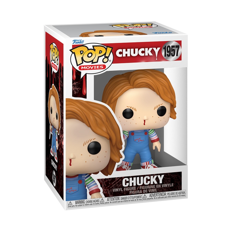 Funko Pop! Movies Chucky - Figura in Vinile da Collezione 9,5 cm - Merchandising Ufficiale per Fan dell'Horror