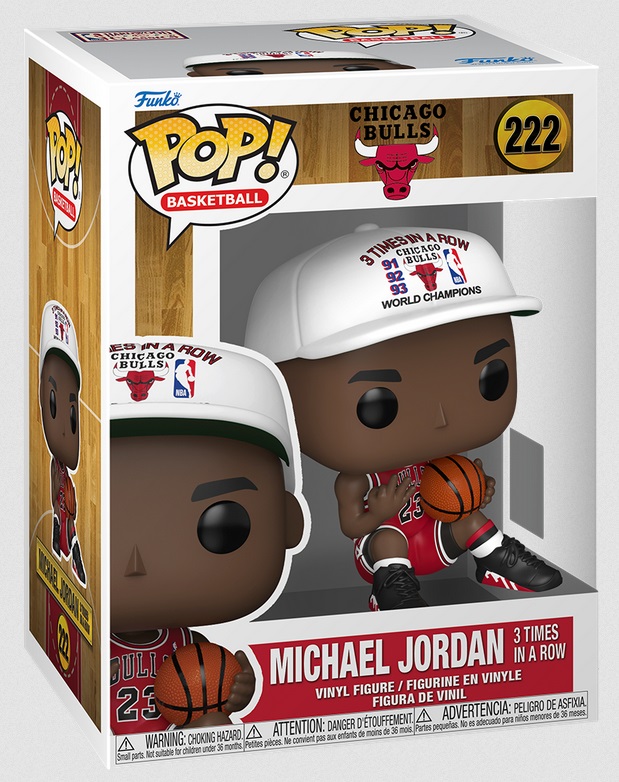Funko Pop! NBA: Bulls - Michael Jordan - Figura in Vinile da Collezione Alta 9,5 cm - Idea Regalo per Fan del Basket