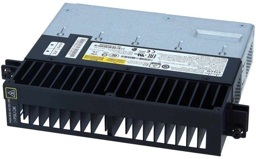 Cisco PWR-RGD-AC-DC-250= Alimentatore Hot-Plug 250W per Industrial Ethernet 5000 Series - Grigio