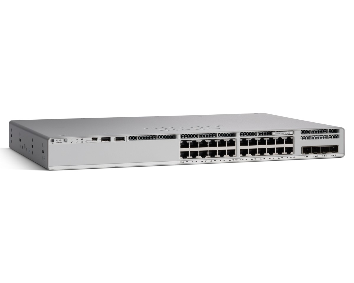 Cisco Catalyst 9200L Switch Gestito L3 24 Porte Gigabit Ethernet (10/100/1000) Grigio - C9200L-24T-4G-E