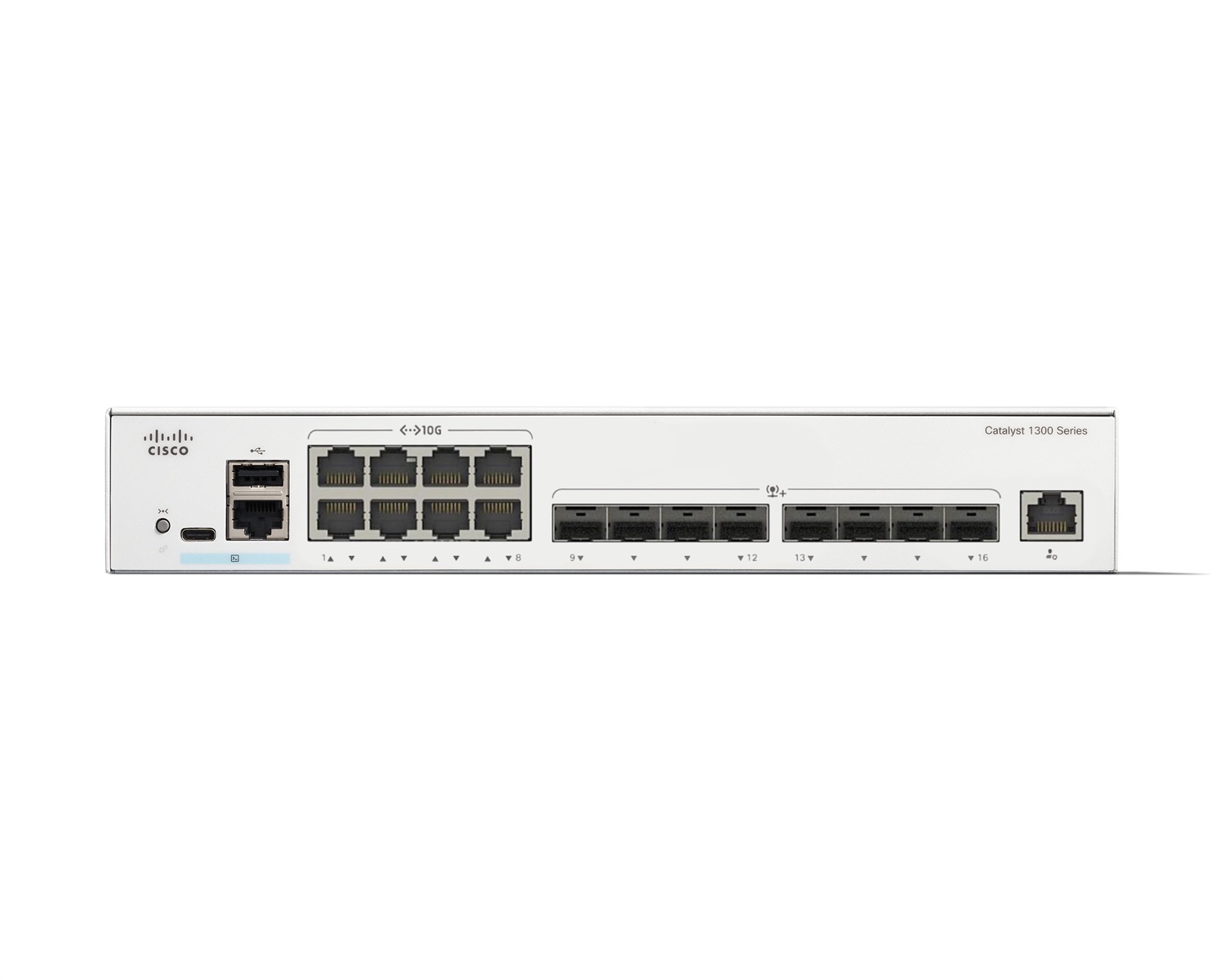 Cisco Catalyst C1300-16XTS Switch di Rete Gestito L2/L3 Grigio - 8 porte 10GBase-T 8 porte SFP 10GE