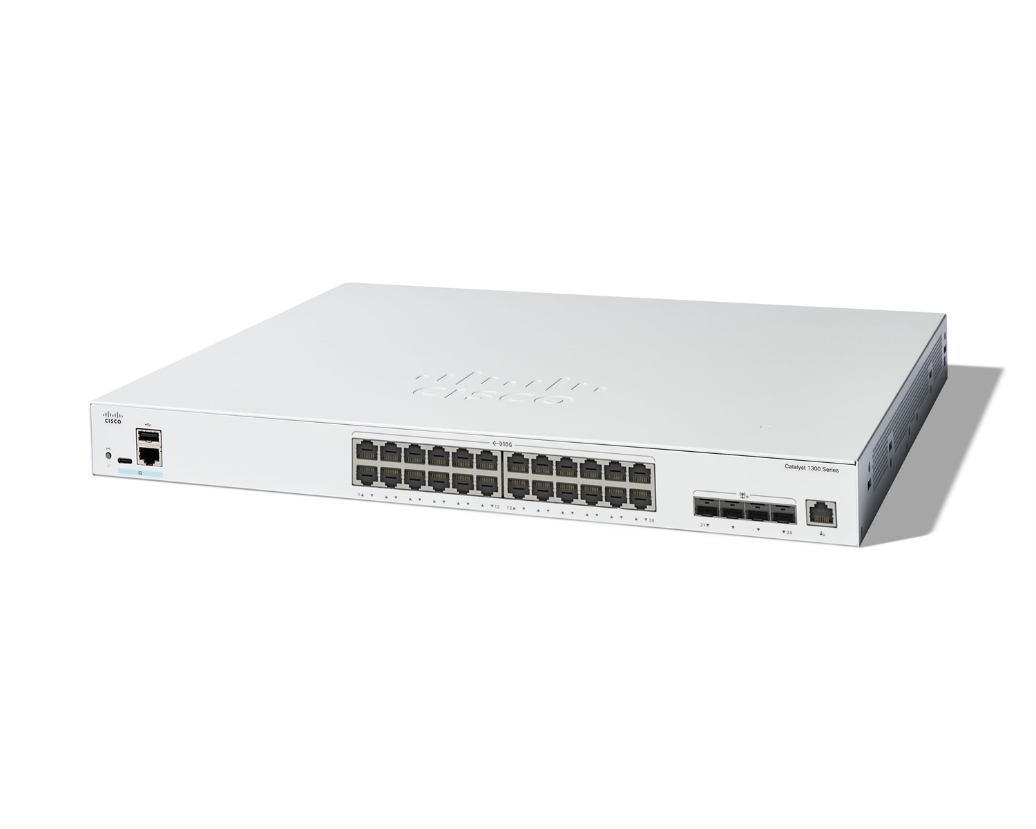 Cisco Catalyst C1300-24XT Switch di rete Gestito L2/L3 Grigio - 24 Porte 10G, 4 Porte SFP , Capacità di Commutazione 480 Gbit/s