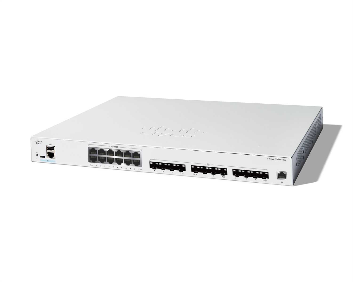 Cisco Catalyst C1300-24XTS Switch Gestito L2/L3 10G Ethernet - 12 Porte RJ-45 12 Porte SFP , Grigio