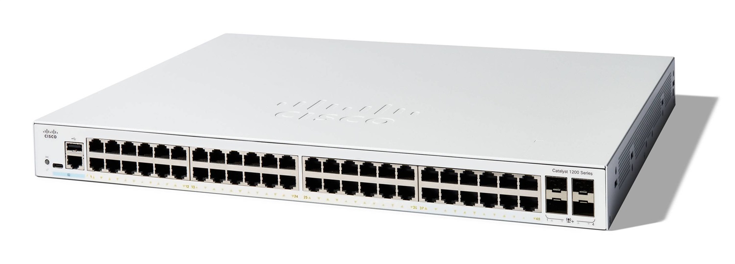 Cisco Catalyst C1200-48T-4X Switch Gestito L2/L3 48 Porte Gigabit Ethernet (10/100/1000) 4x10G SFP Bianco