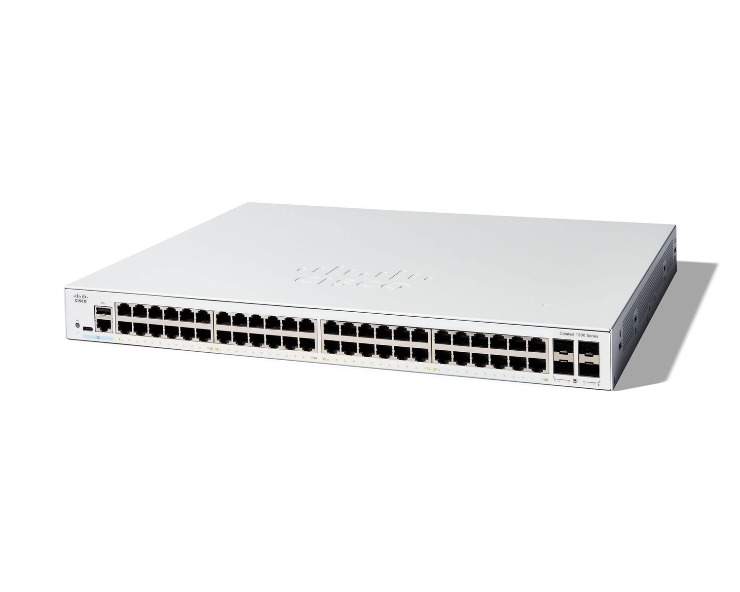 Cisco C1300-48T-4G Switch di rete Gestito L2/L3 con 48 porte Gigabit Ethernet (10/100/1000) e 4 porte SFP 1GE
