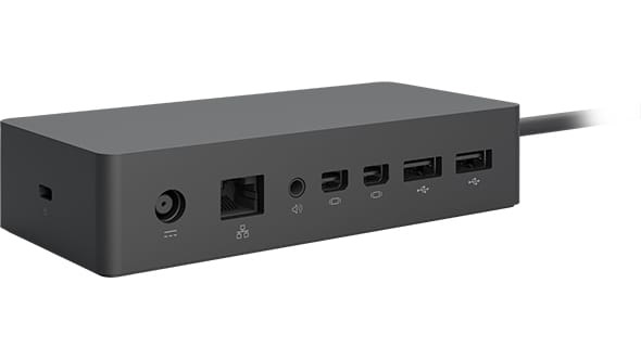 Microsoft Surface Dock - Docking Station per Tablet Nero, Compatibile con Surface Pro 3, Pro 4 e Surface Book
