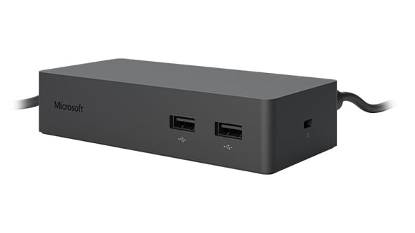 Microsoft Surface Dock - Stazione Docking con 2 Porte Video HD, Gigabit Ethernet, 4 Porte USB 3.0 e Uscita Audio