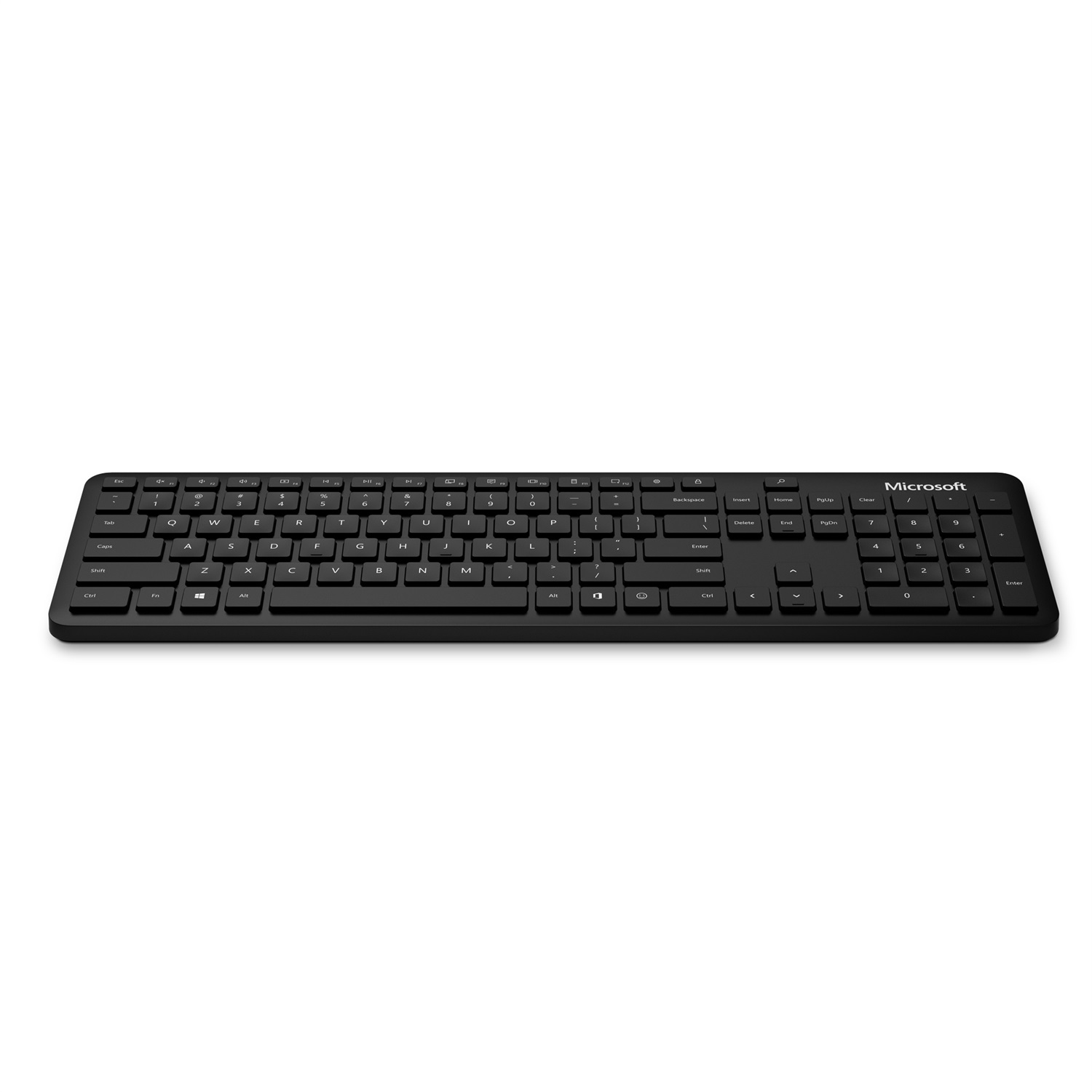Microsoft Tastiera Bluetooth Full-size Nero - Design Moderno con Tasti Dedicati Office 365