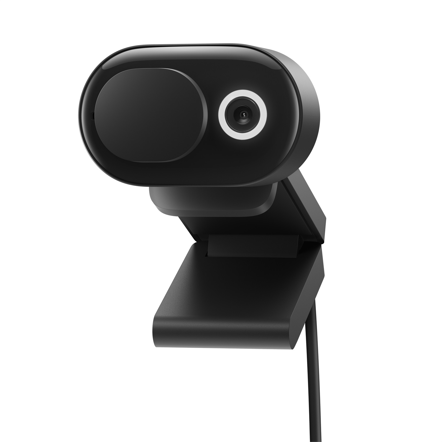 Microsoft Modern Webcam 1920 x 1080 Pixel USB Nero - Modello 8L3-00005, DFOV 78°, Microfono Integrato, Ritocco Facciale e Otturatore Privacy