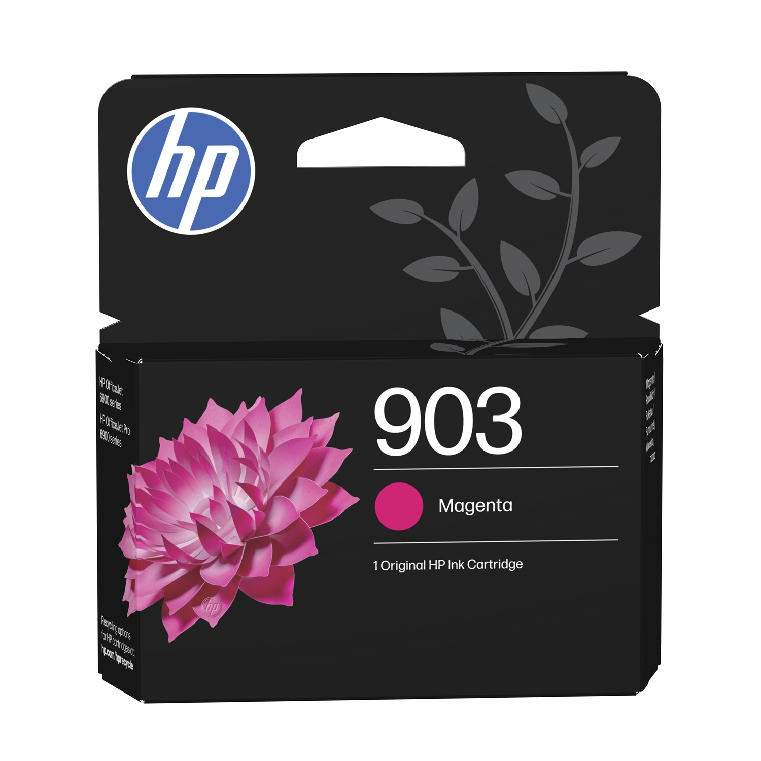 HP Cartuccia di inchiostro Magenta Originale 903 T6L91AE - 315 Pagine, Inchiostro a Base di Pigmento, Compatibile con HP OfficeJet 6950, 6960, 6970