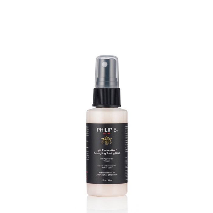 Philip B pH Restorative Detangling Toning Mist - Balsamo spray 60ml per capelli lisci e lucenti, ideale per capelli colorati