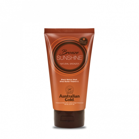 Australian Gold Bronze Sunshine Autoabbronzante Intensificatore 130 ml - Con Natural Bronzers e Burro di Karité