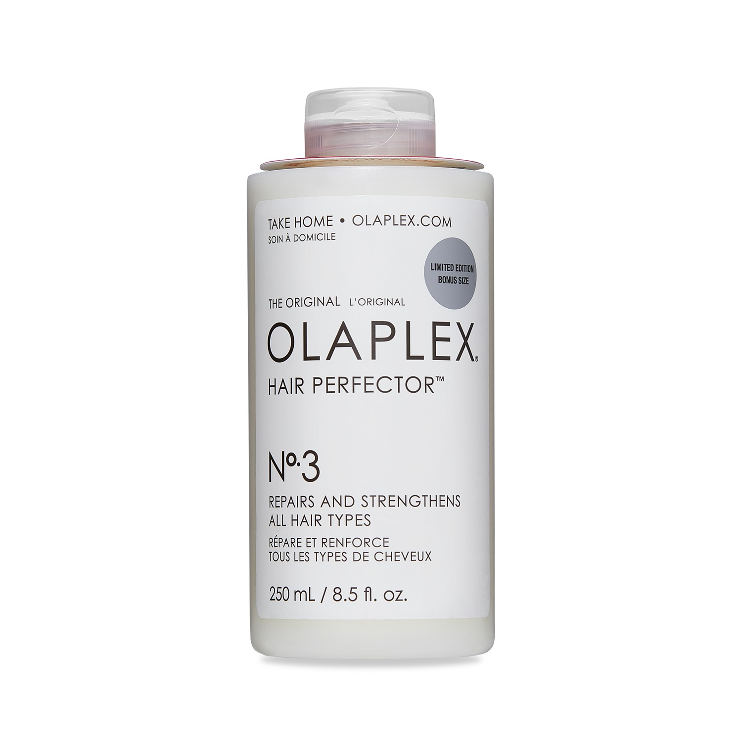 Olaplex N°3 Hair Perfector 250 ml - Trattamento pre-shampoo per riparare e rinforzare i capelli danneggiati