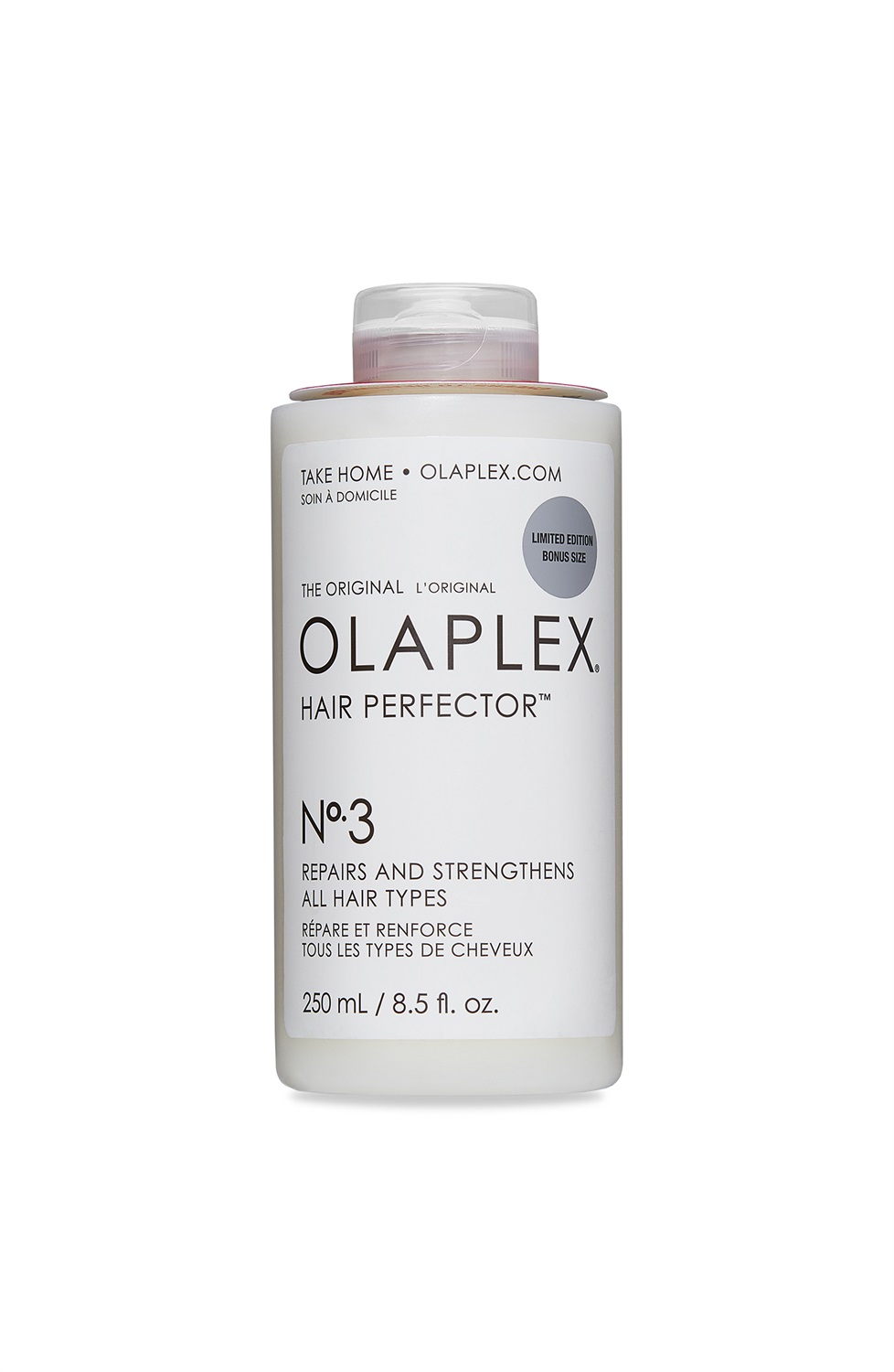 Olaplex N°3 Hair Perfector 250 ml - Trattamento pre-shampoo per riparare e rinforzare i capelli danneggiati
