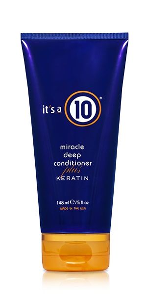 It's a 10 Balsamo Capelli Miracle Deep Conditioner Plus Keratin - Ristrutturante con Cheratina e Aloe Vera per Capelli Secchi e Danneggiati - 148 ml