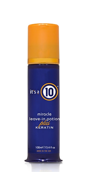 It's a 10 Miracle Leave-In Potion Plus Keratin - Trattamento senza risciacquo con Cheratina per lucentezza e protezione dei capelli