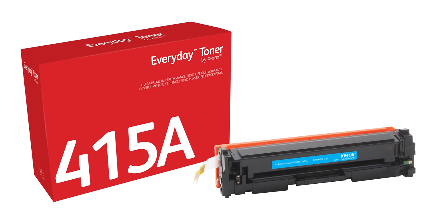 Xerox Everyday Toner ™ Ciano compatibile con HP 415A (W2031A) - Capacità standard, 2100 pagine, 1 pz