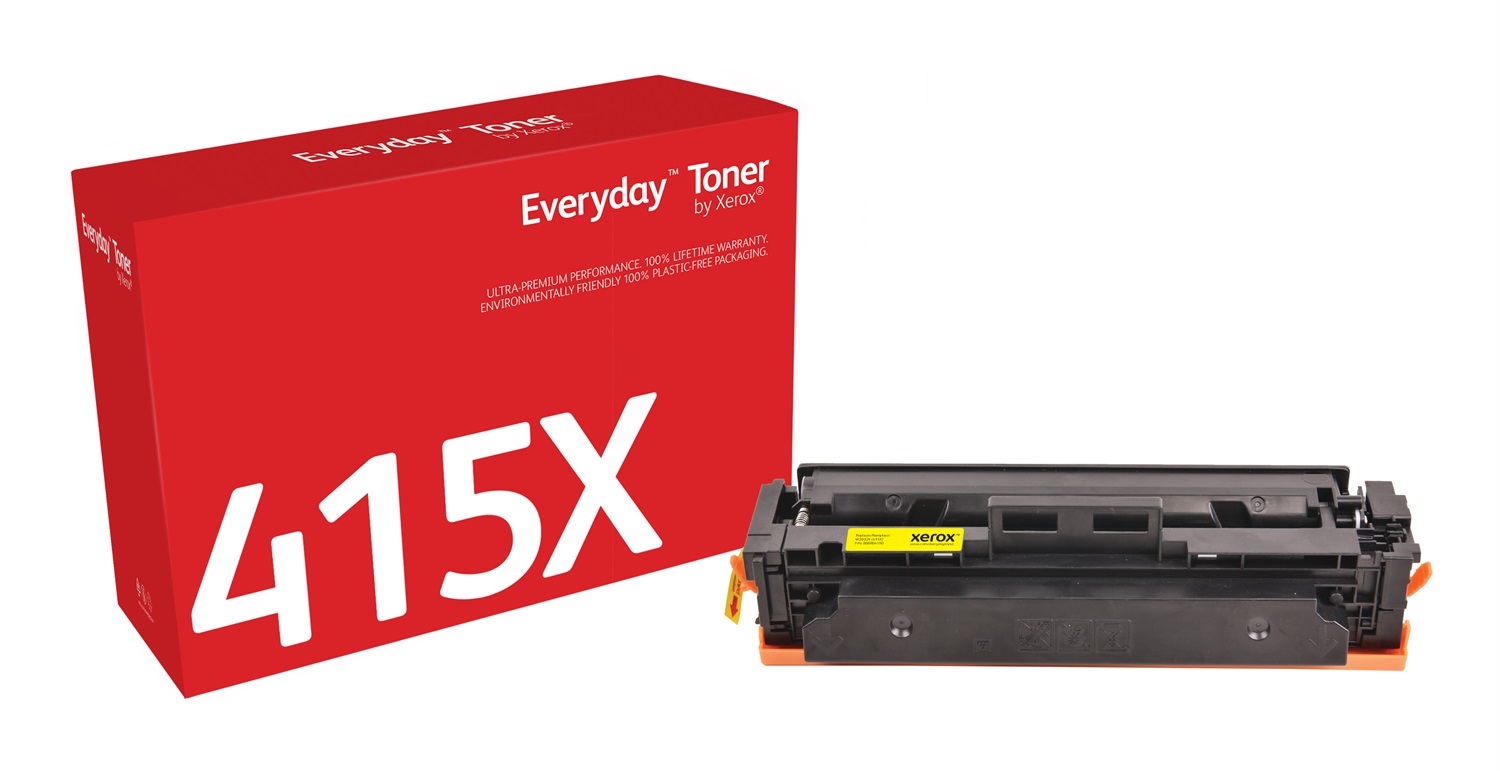 Xerox Everyday Toner Giallo Alta Capacità Compatibile con HP 415X (W2032X) - Garanzia a Vita