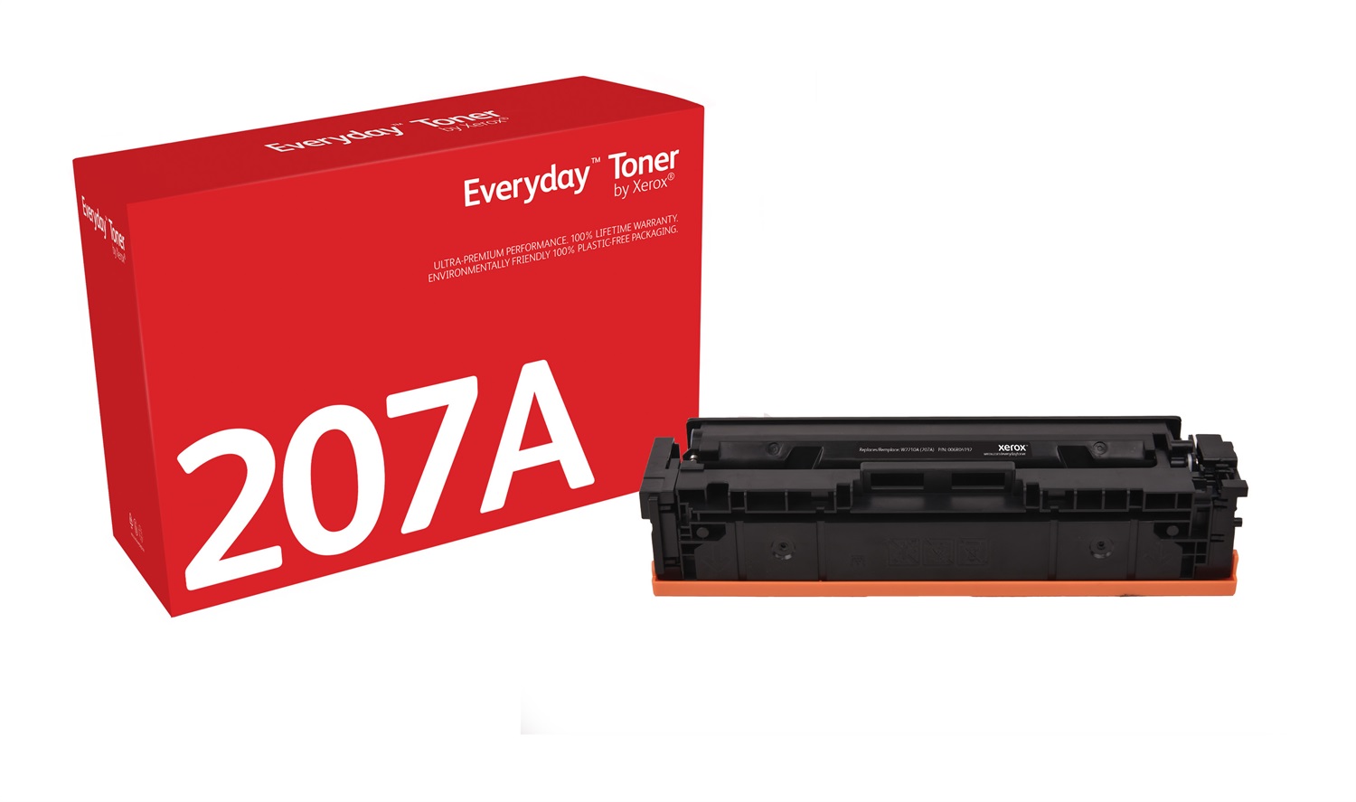 Xerox Everyday Toner Nero Compatibile con HP 207A (W2210A) e Modelli Color LaserJet Pro M255dw, M255nw, M282nw, M283fdw - Capacità Standard