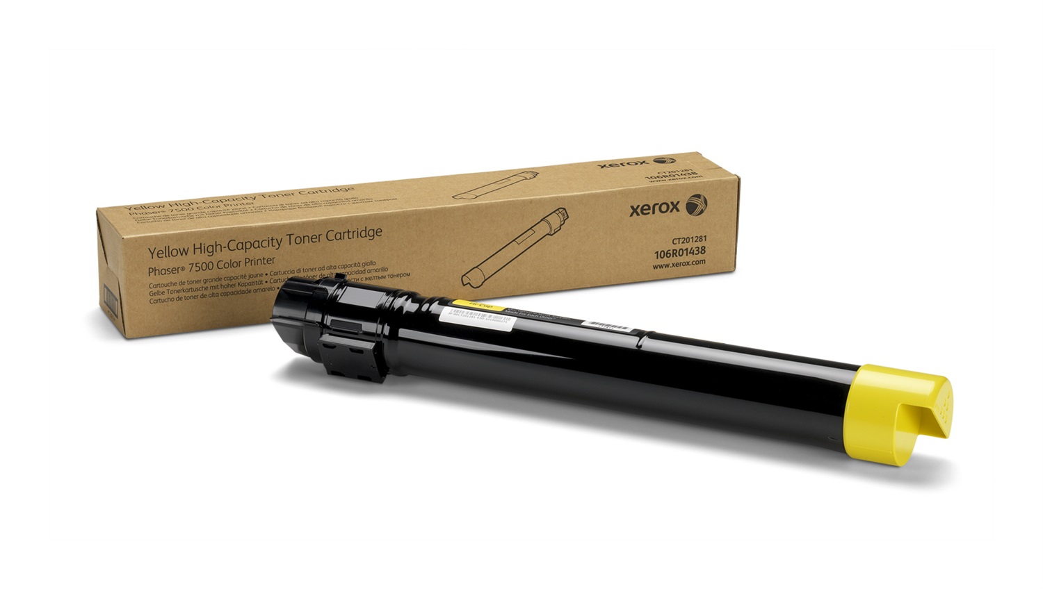 Xerox Cartuccia Toner Giallo Alta Capacità 106R01438 - Fino a 17.800 Pagine