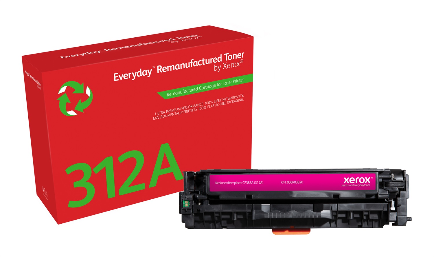 Xerox Everyday Toner Magenta compatibile con HP 312A (CF383A) - Capacità 2700 pagine