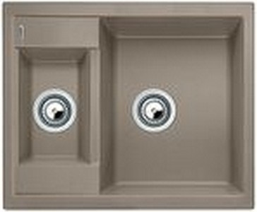 BLANCO METRA 6 Lavello incasso 62 x 50 cm in Silgranit Tartufo - 1 Vasca e 1/2 Reversibile