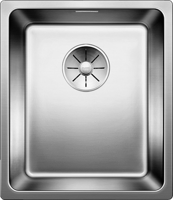 Blanco ANDANO 340-IF Lavello ad incasso Rettangolare in Acciaio Inox 18/10 - 38 x 44 cm con Piletta da 3½