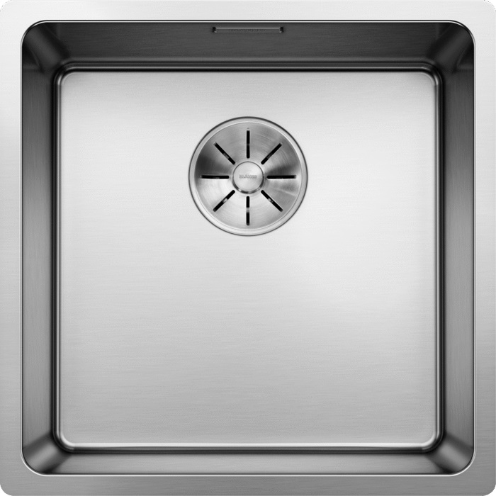 BLANCO ANDANO 400-U Lavello Sottopiano Quadrato 44x44 cm in Acciaio Inox con 1 Vasca e Accessori Inclusi