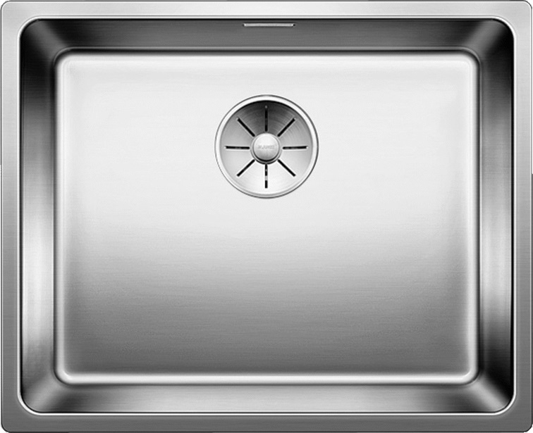 BLANCO ANDANO 500-IF Lavello ad incasso 54x44 cm in Acciaio Inox con 1 Vasca e Piletta da 3 1/2''