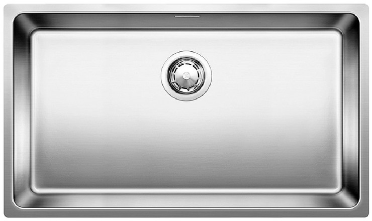 BLANCO Andano 700-U Lavello Sottotop Monovasca 74 x 44 cm in Acciaio Inox 18/10 con Piletta da 3½