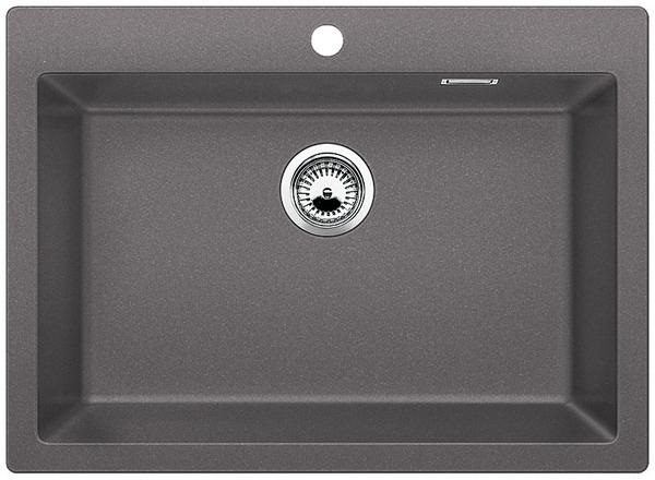 BLANCO PLEON 8 Lavello Incasso 70 x 51 cm in SILGRANIT® Grigio Roccia con Piletta da 3½