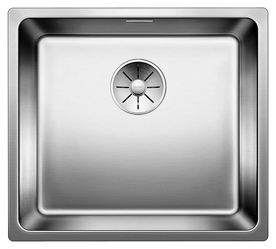 Blanco ANDANO 450-IF Lavello Monovasca 49x44 cm in Acciaio Inox Satinato con Piletta 3½