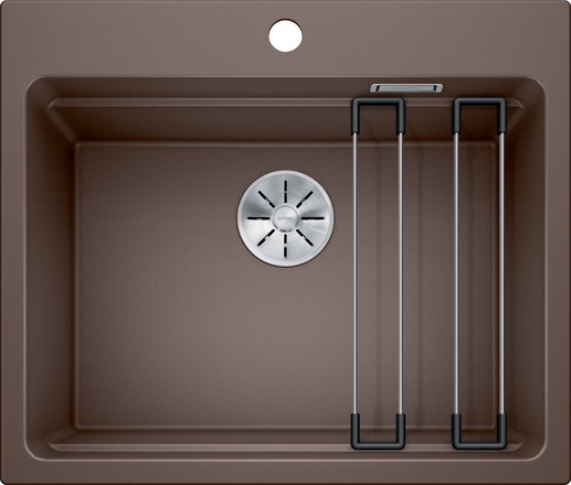 Blanco Etagon 6 Lavello Silgranit® Caffè 1 Vasca Sopratop 600 x 510 mm - Profondità Vasca 220 mm