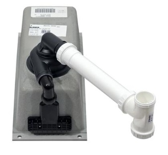 Blanco SUBLINE 160-U Lavello Sottotop 1 Vasca in Silgranit® Nero 190 x 460 mm - Profondità 130 mm, Piletta 3½