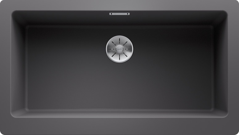 Blanco VINTERA XL 9-UF Lavello Monovasca Filotop/Sottotop in Silgranit Grigio Roccia - 896x510 mm
