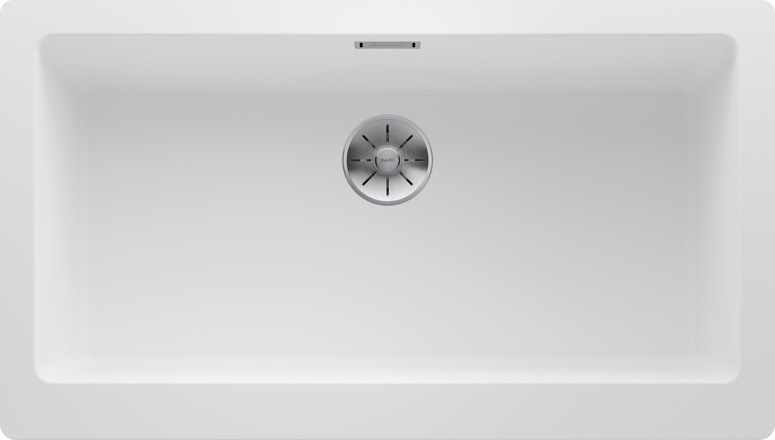 BLANCO VINTERA XL 9-UF Lavello Sintetico Monovasca Filotop/Sottotop - Bianco - Dimensioni 896 x 510 mm - Profondità Vasca 220 mm - Base 90 cm