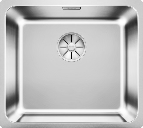 BLANCO SOLIS 450-IF Lavello Monovasca 49 x 44 cm in Acciaio Inox con Scarico InFino e Bordo Semifilo