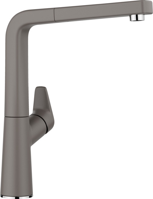 BLANCO AVONA-S Miscelatore Monocomando con Doccetta Estraibile - Grigio Vulcano, Cod. 1526928