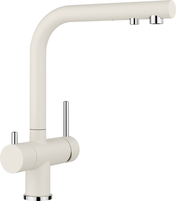Blanco FONTAS II Miscelatore a 3 Vie Soft White 1526943 con Comandi Separati per Acqua Filtrata