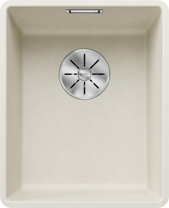 BLANCO SUBLINE 320-F Lavello Filotop 1 Vasca Soft White 35x43 cm in Silgranit®