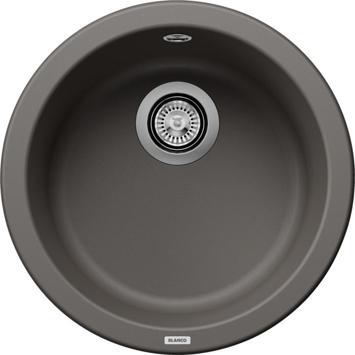Blanco Blancorondo Lavello rotondo 1 vasca Ø 45 cm in Silgranit® Grigio Vulcano